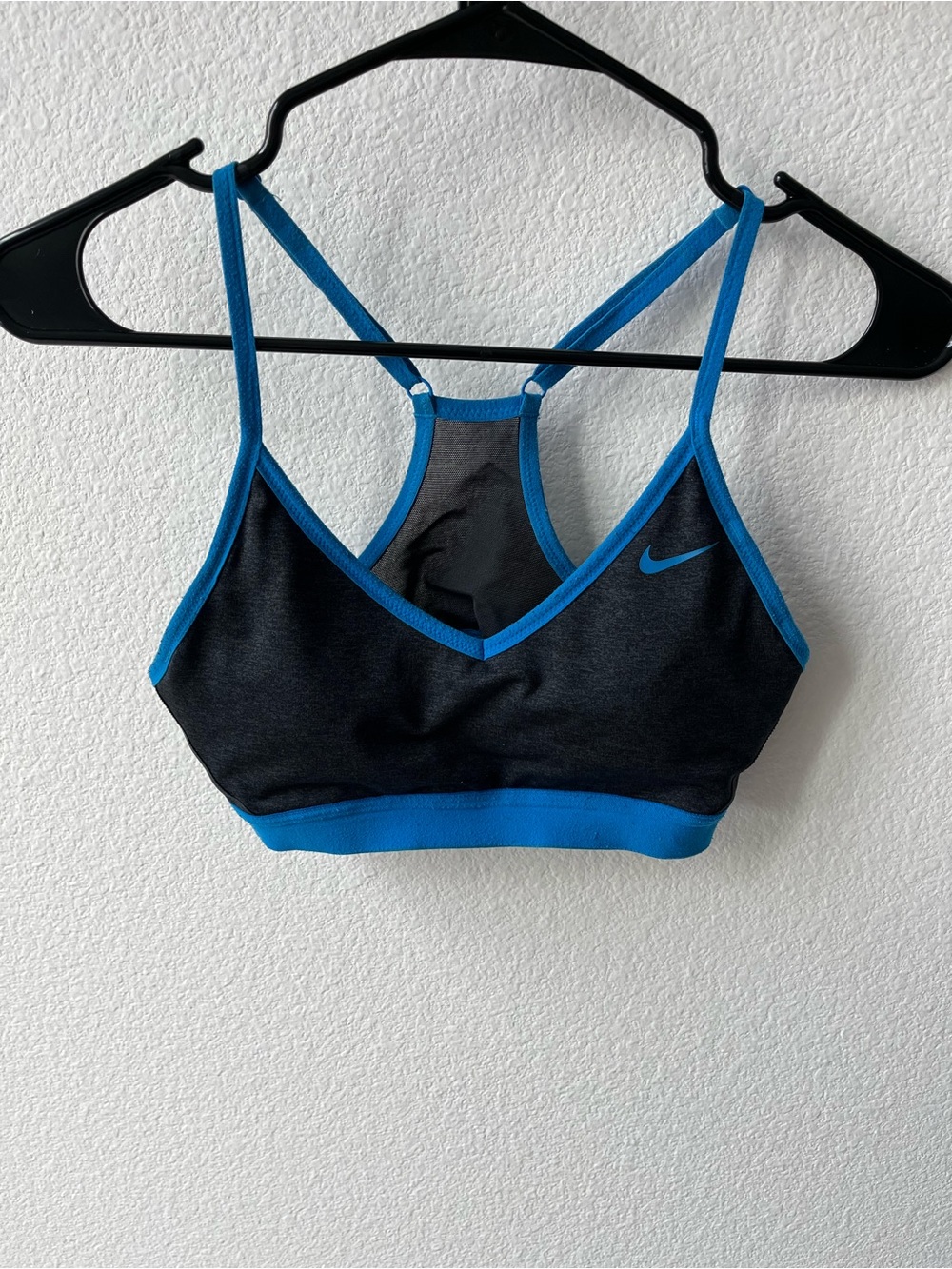 Nike blue/grey racerback sports bra. Size Small S